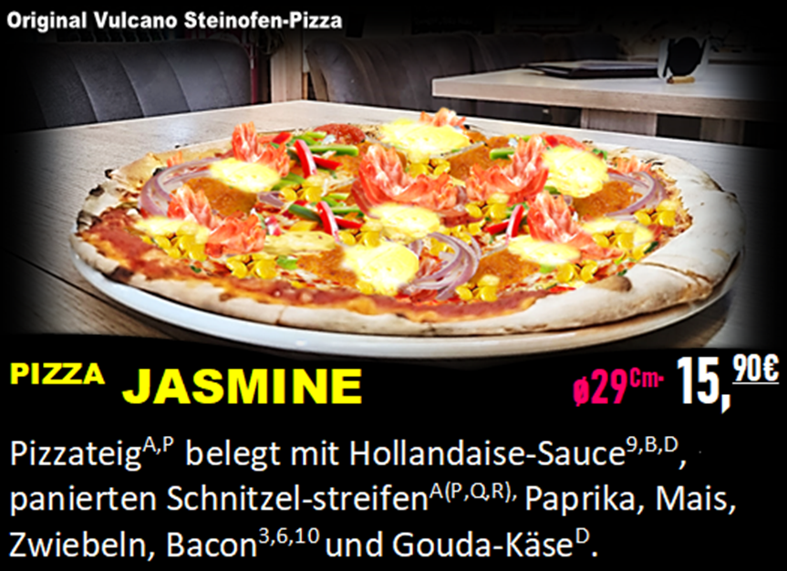 PIZZA JASMINE ø29Cm