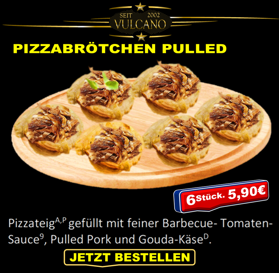 PIZZABRÖTCHEN BARBECUE PULLED-PORK